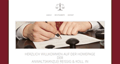 Desktop Screenshot of anwaltskanzlei-reissig.de